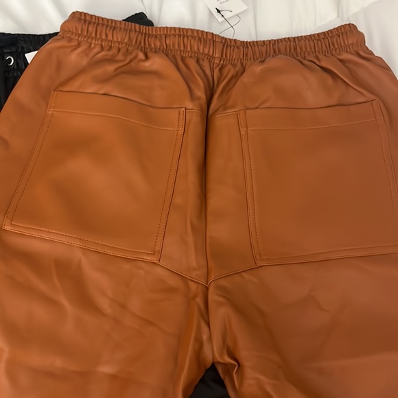 faux leather joggers - Picture 4 of 4